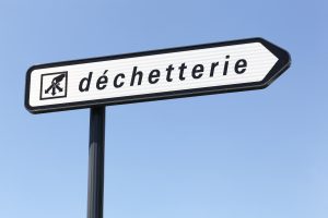 panneau déchetterie